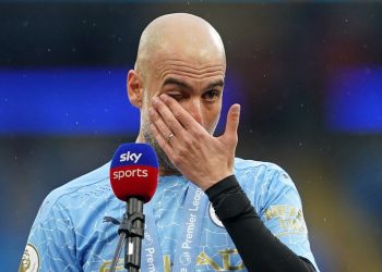 Pep Guardiola accused of faking tears in Sky Sports interview