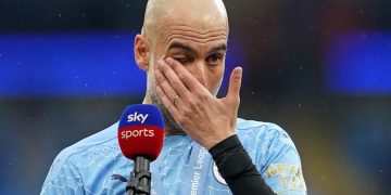 Pep Guardiola accused of faking tears in Sky Sports interview