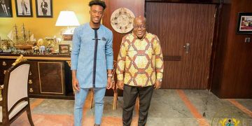 Hudson-Odoi opens door to Ghana switch after meeting with President Akufo-Addo