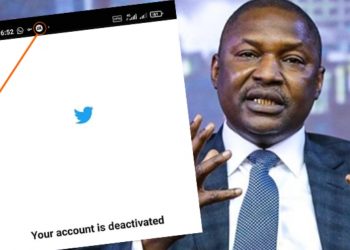 AGF Malami’s screenshot includes crypto trading icon