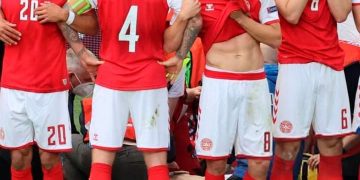 Christian Eriksen collapses during Denmark vs Finland Euros game