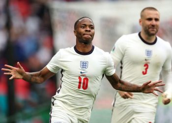 Sterling equals Lineker’s record as England beat Germany to reach Euro 2020 quarter-finals