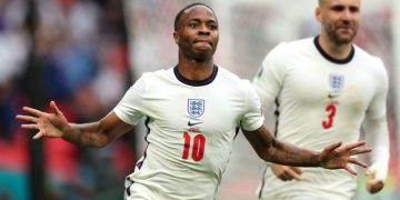 Sterling equals Lineker’s record as England beat Germany to reach Euro 2020 quarter-finals