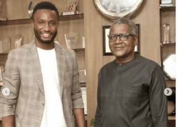 Mikel reveals details of meeting with Africa’s richest man Dangote