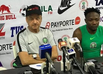 Rohr rues key players’ absence as Ahmed Musa arrive camp for Cameroon