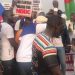 JUST IN: Protest At East-West Road Leaves Motorist Stranded