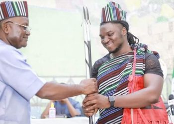 Nigerian Idol: Ortom Decorates Francis Atela Youth Ambassador