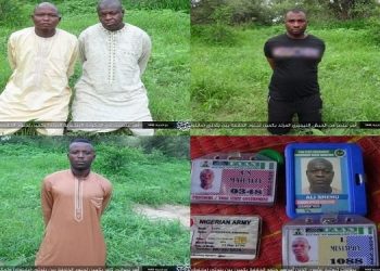 Boko Haram/ISWAP Releases Pictures Of Abducted Soldiers, Yobe Protocol Officers