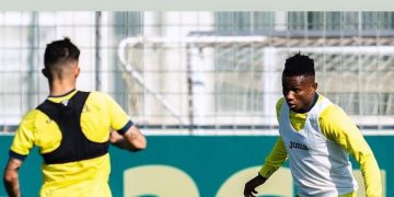 Injured Chukwueze resumes training ahead of Super Cup clash with Chelsea
