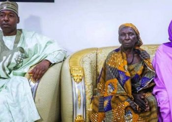 Zulum Receives Surrendered Chibok Schoolgirl, Reunites Her With Family