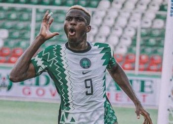 Impressed Rohr Backs Osimhen To Become Super Eagles Goal Machine