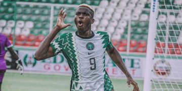Impressed Rohr Backs Osimhen To Become Super Eagles Goal Machine