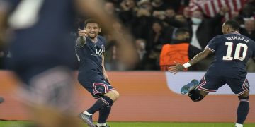 Maiden Champions League Goal For PSG Delights Messi