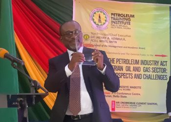 Petroleum Training Institute Presents Award Of Recognition To Nigerian Content Boss