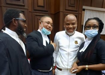 JUST IN: Nnamdi Kanu Present In Court- Lead Counsel