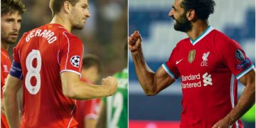 UCL: Salah Set To Match Gerrard’s Goal Record Against Atletico Madrid