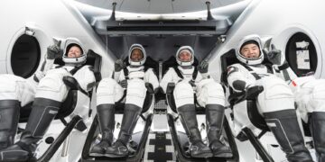 ISS Astronauts Return To Earth In SpaceX Craft After Six-Month Mission