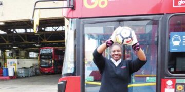 EX-Super Falcons Goalkeeper Turns Bus Driver In England