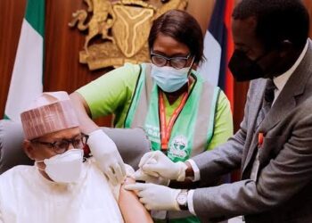 COVID-19 Nigerian President Receives Booster Jab