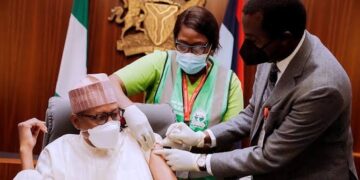 COVID-19 Nigerian President Receives Booster Jab
