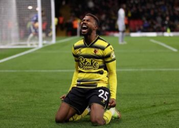 Nigeria’s Emmanuel Dennis Equals Deeney’s PL Record With Goal Against Chelsea