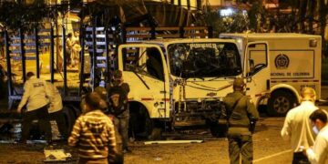 Eleven Colombian Police Wounded In Explosives Attack On Truck