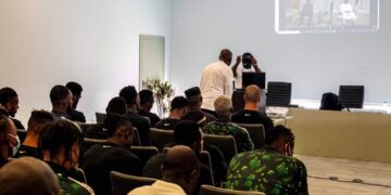 President Buhari Calls Super Eagles On Zoom, Charges Them to Maintain Winning Momentum