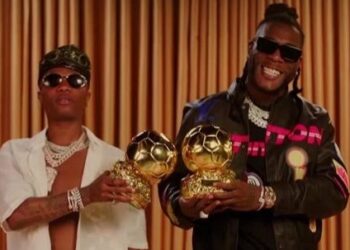 Grammy Award-Winning Nigerian Singers Burna Boy, Wizkid Release Visual For ‘Ballon D’Or’