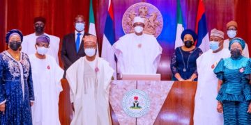 President Buhari Inaugurates Board Of Nigeria’s Petroleum Corporation Limited