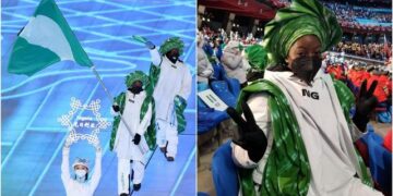 Beijing 2022: Team Nigeria Outfit Wows Spectators, Ranked Among Best At Winter Olympics