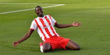 Sadiq Moves On From Eagles’ Woeful AFCON Exit, Scores In Almeria Win