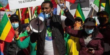 Ethiopians Protest Against Possible US Sanctions
