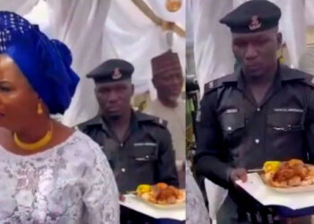 Nigeria: Police Summon Officer Caught Carrying Food Tray For VIP At Party