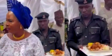 Nigeria: Police Summon Officer Caught Carrying Food Tray For VIP At Party