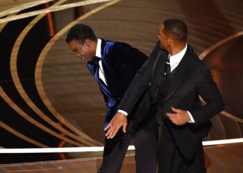 American Actor Will Smith Slaps Fellow Actor, Chris Rock At 2022 Oscars