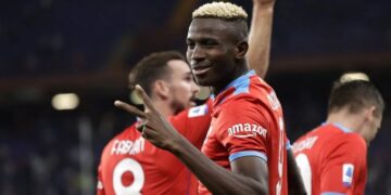 Osimhen Equals Weah, Eto’o, Salah’s Serie A Record