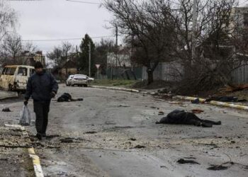 Bodies Litter Ukraine Town’s Street Of Bucha