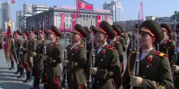 North Korea Holds Military Parade To Mark Army Anniversary