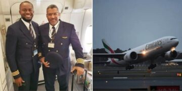 Two Nigerian Pilots Make History By Jointly Flying Emirates Airplane From Dubai To Toronto