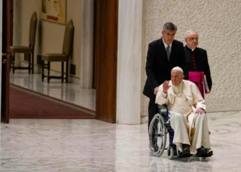 Pope Francis Appears In Wheelchair Due To Knee Pain
