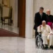 Pope Francis Appears In Wheelchair Due To Knee Pain