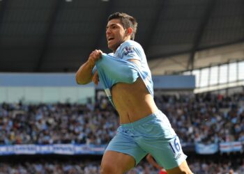 Manchester City Unveil Sergio Aguero Statue On 10-year Title Anniversary
