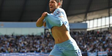 Manchester City Unveil Sergio Aguero Statue On 10-year Title Anniversary