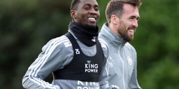 Wilfred Ndidi Returns To Leicester City Training After 4-months Out