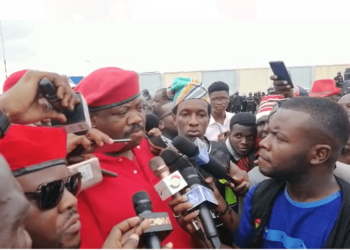 Ghana Demonstration: Leading Member Of Arise Group Carries A Gun