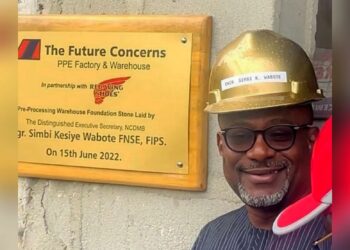 NCDMB Boss Lays Foundation Stone Of Future Concerns’ PPE Factory