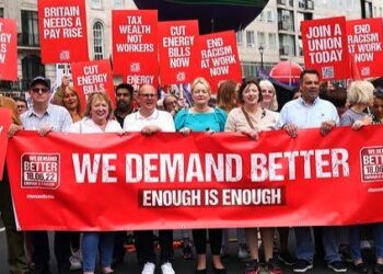 Thousands Protest Against Cost Of Living In UK