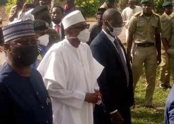 JUST IN: President Buhari Stops Over At Kuje Prison Ahead Of Senegal Trip