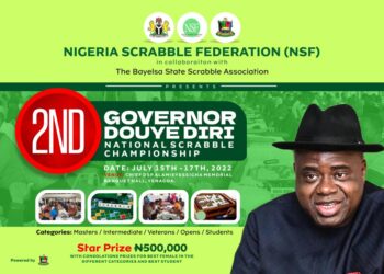 N5m Prize Money At Stake In Gov Diri Scrabble Championship