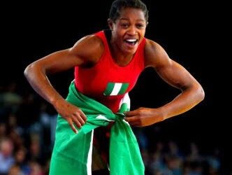 JUST IN: Nigerian Wrestler, Adekuoroye, Wins Gold To Defend Commonwealth Crown 